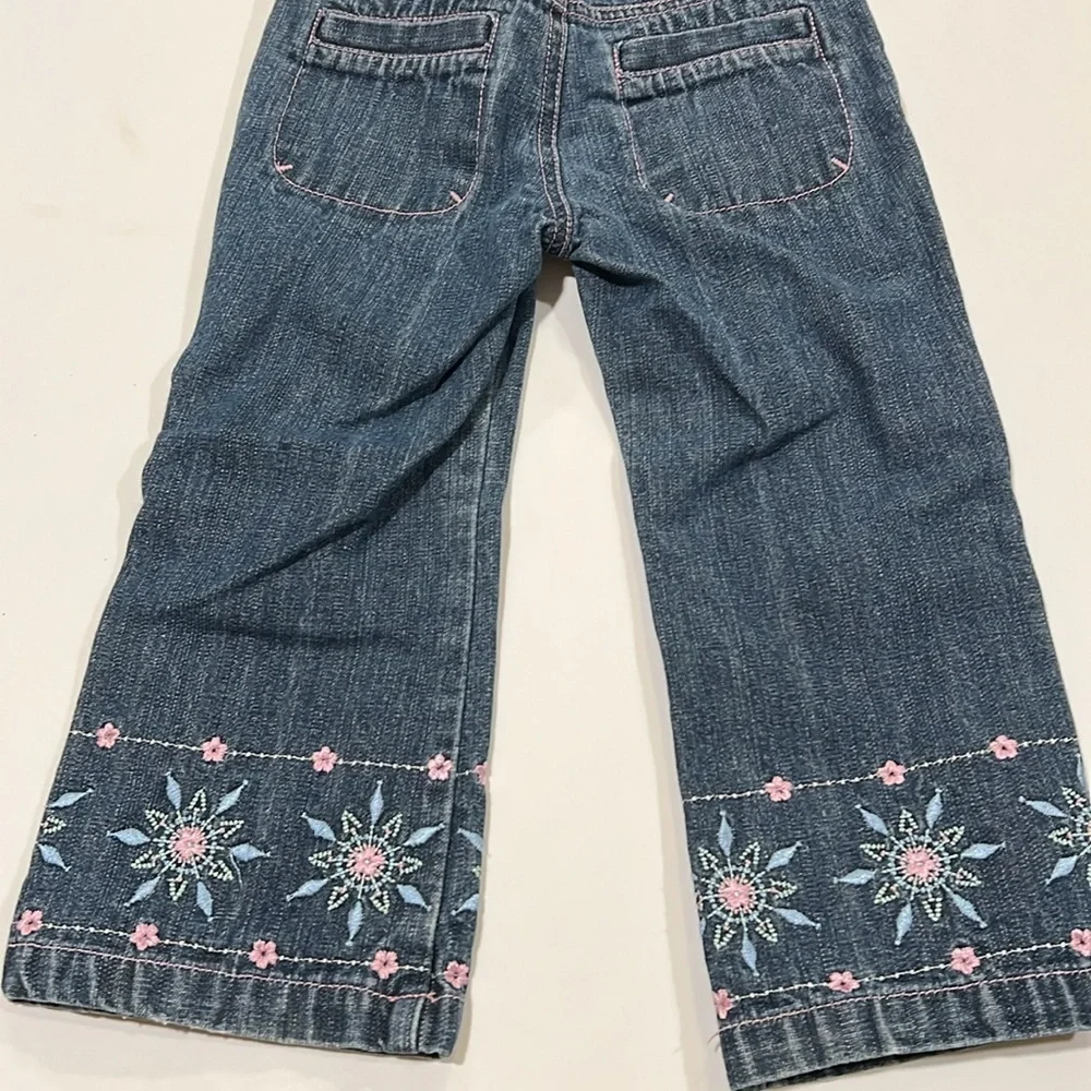 Gap - 3 year, embroidered jeans‎